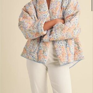 MABLE floral patchwork quilted jacket